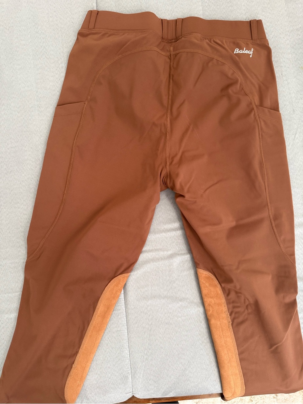 Women’s Rust Brown Performance Riding Pants - Picture 2 of 2